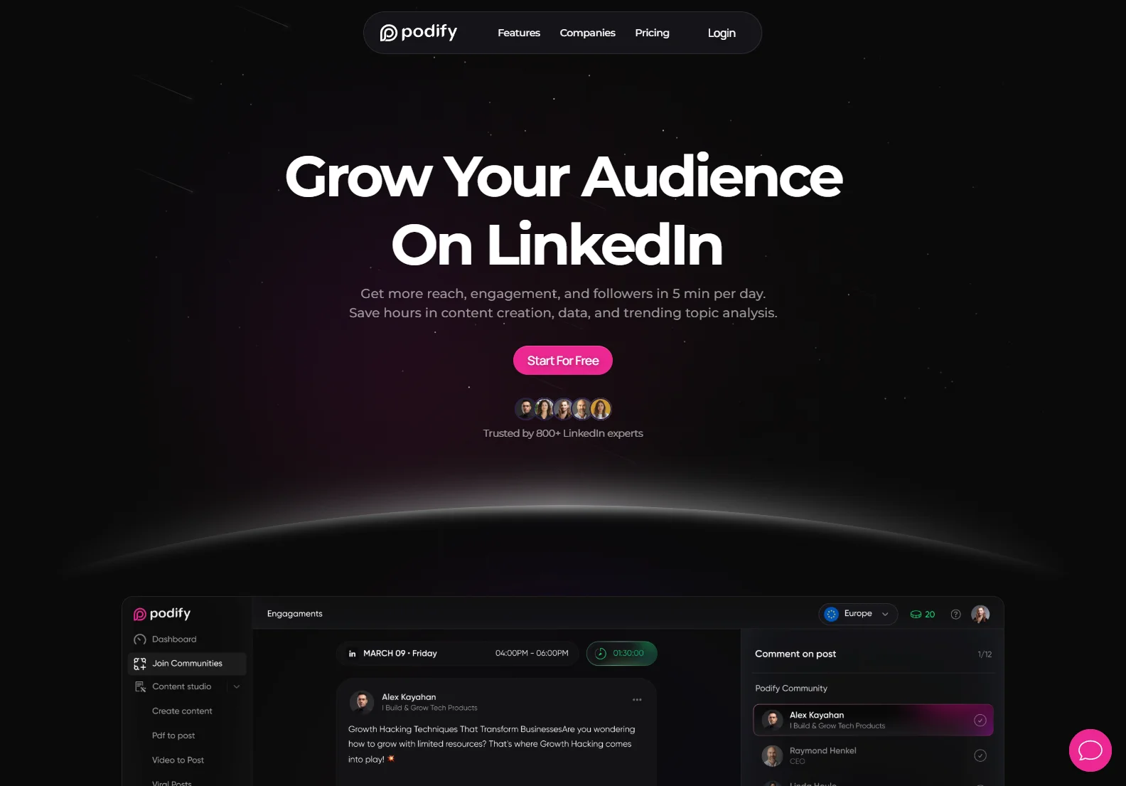 Grow Your LinkedIn Audience with Podify: Increase Engagement & Followers