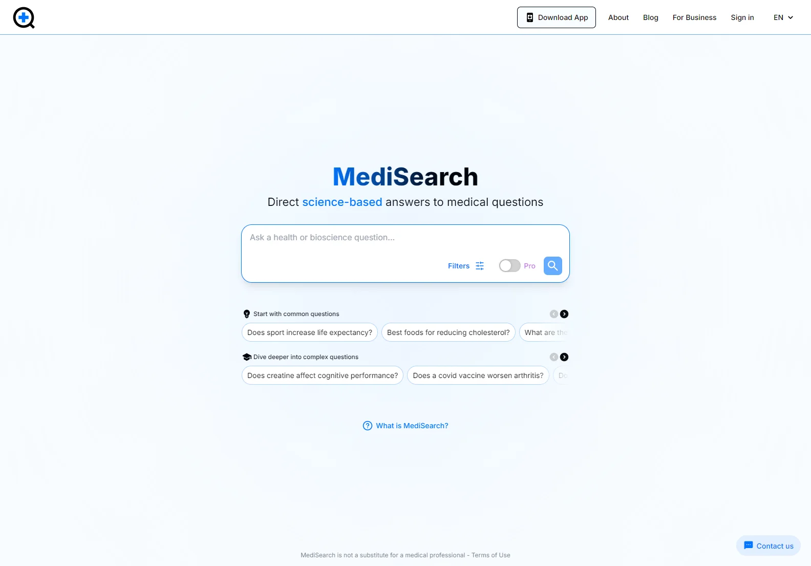 MediSearch: Your AI-Powered Guide to Science-Based Medical Answers