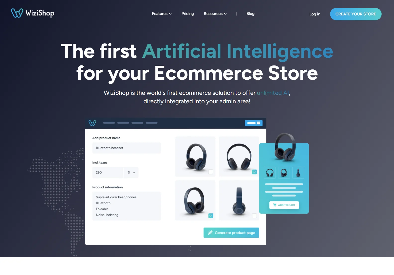 WiziShop: AI-Powered Ecommerce Platform for Increased Sales and Efficiency