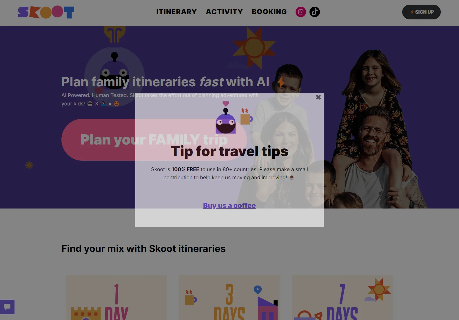 Skoot: AI-Powered Family Trip Planning for Stress-Free Adventures