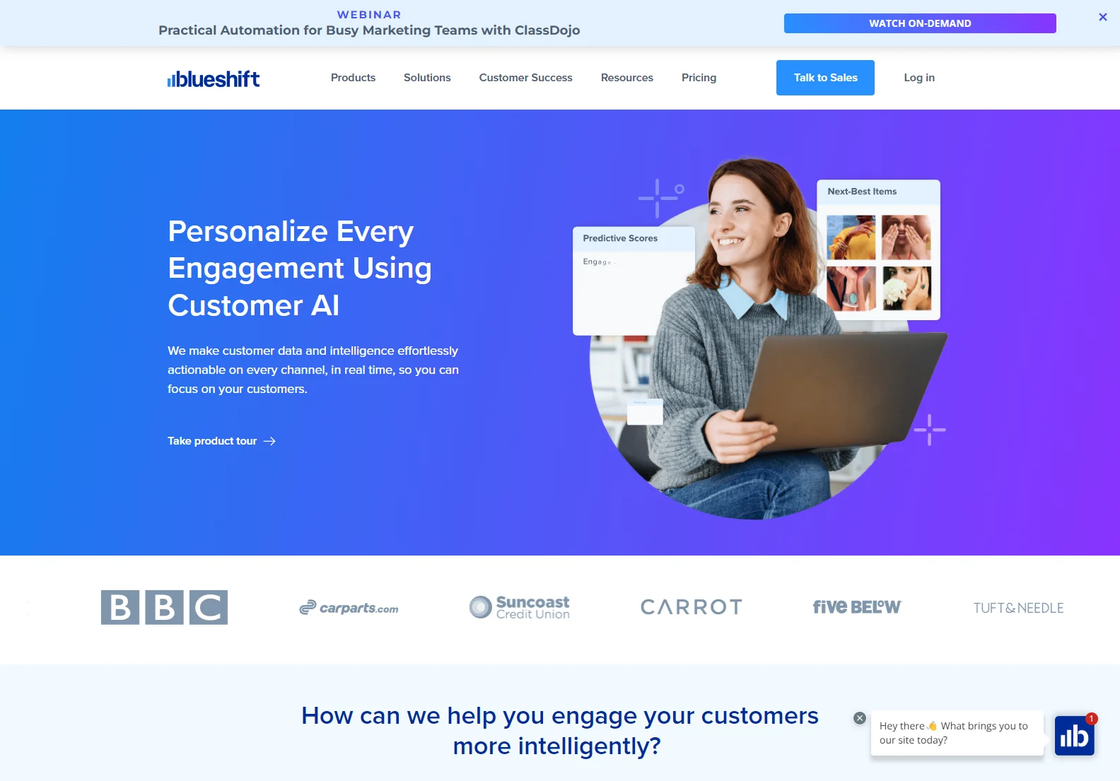 Blueshift: AI-Powered Customer Engagement Platform for Personalized Marketing