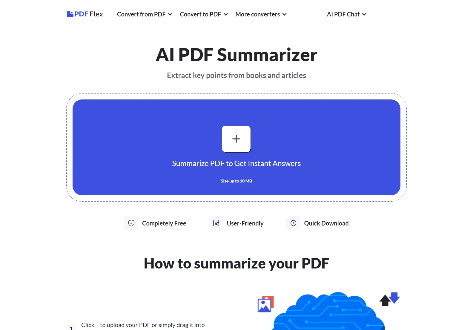 Free PDF Summarizer & Converter: AI-Powered Chat & Instant Answers - PDF Flex