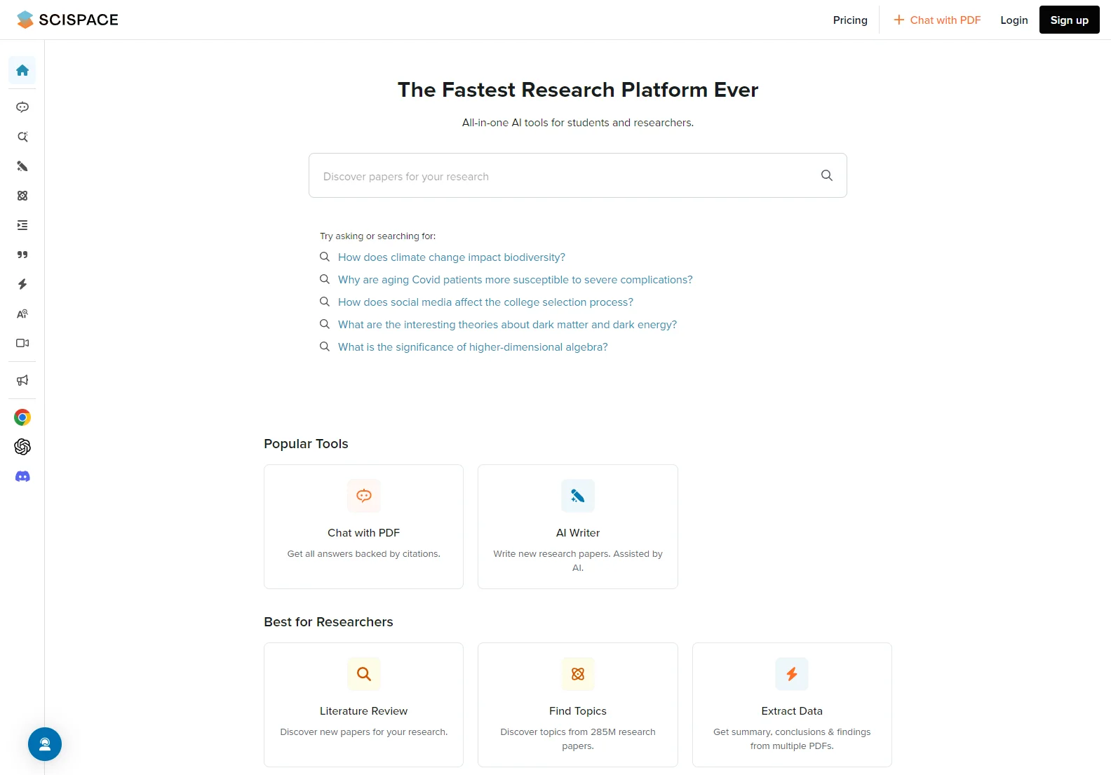 SciSpace: AI Chat for Scientific PDFs - Your Research Assistant