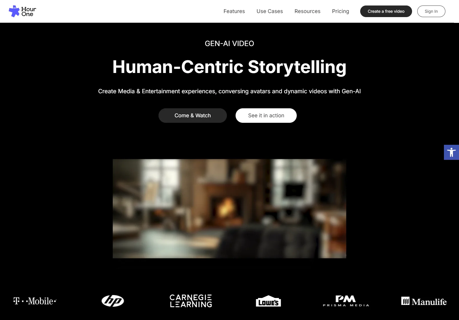 Gen-AI Video: Human-Centric Storytelling, Brand Videos at Scale - Hour One