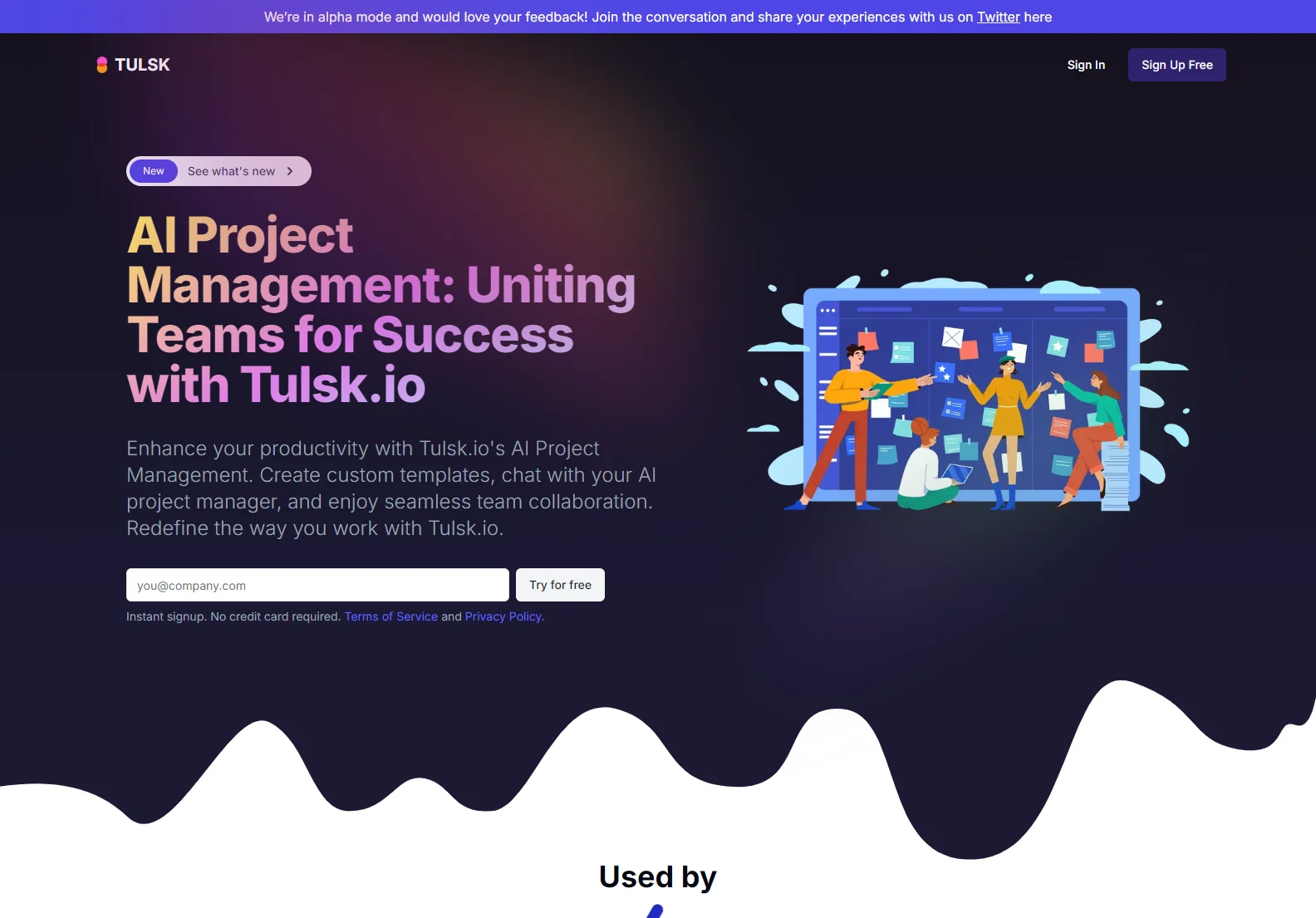 Tulsk: AI-Powered Project Management for Seamless Team Collaboration