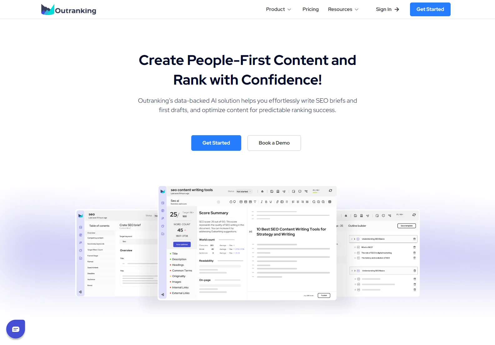 Outranking: AI-Powered SEO Content Writing & Optimization