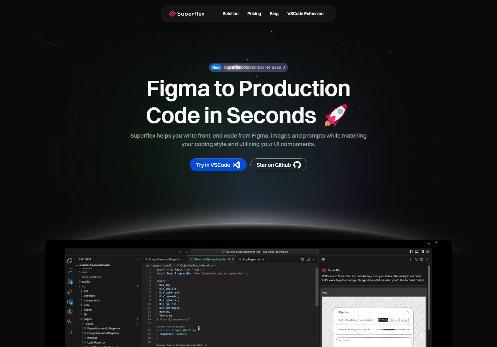 Superflex: AI-Powered Front-End Code Generation from Figma