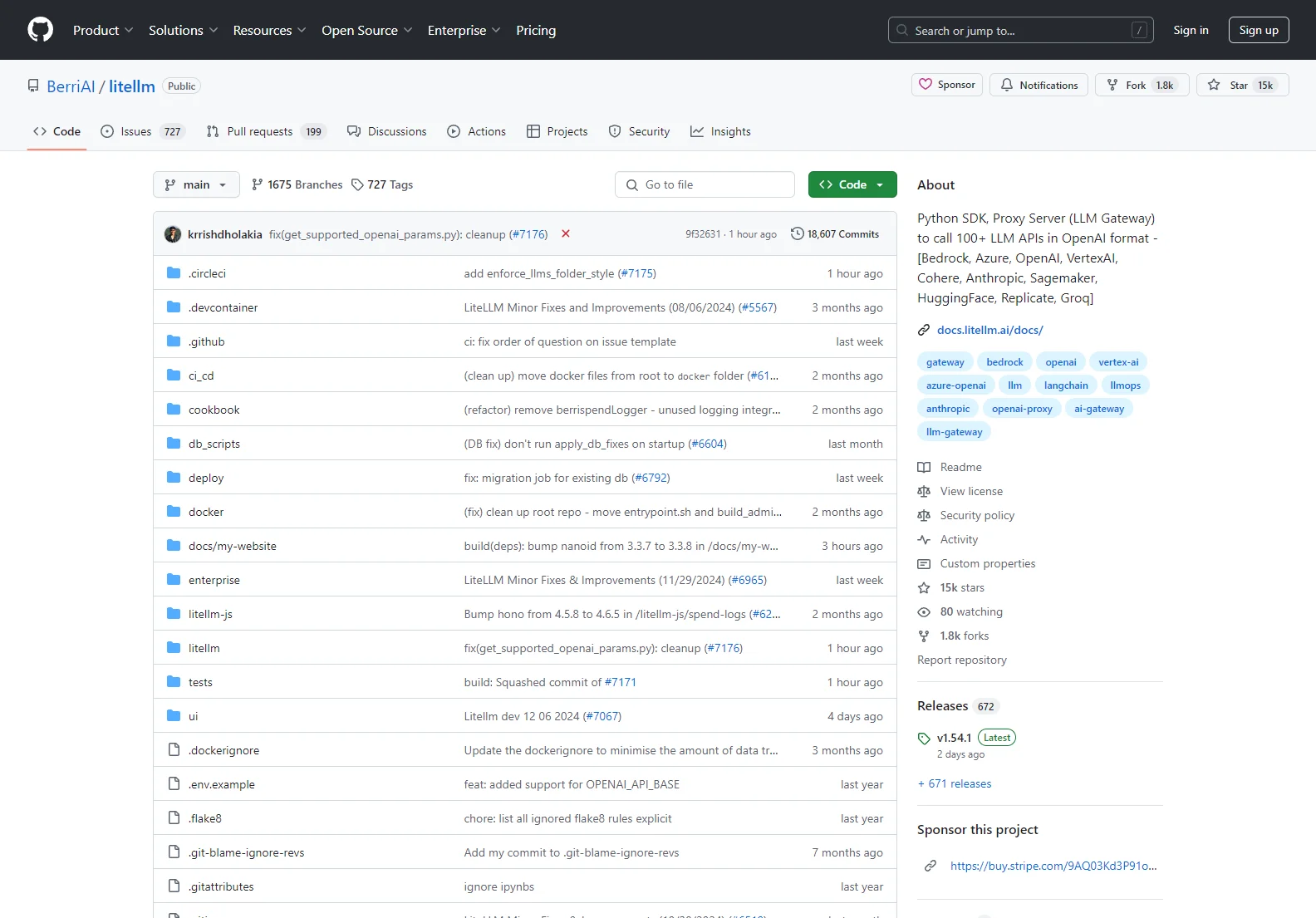 LiteLLM: Unified Python SDK and Proxy for 100+ Large Language Models