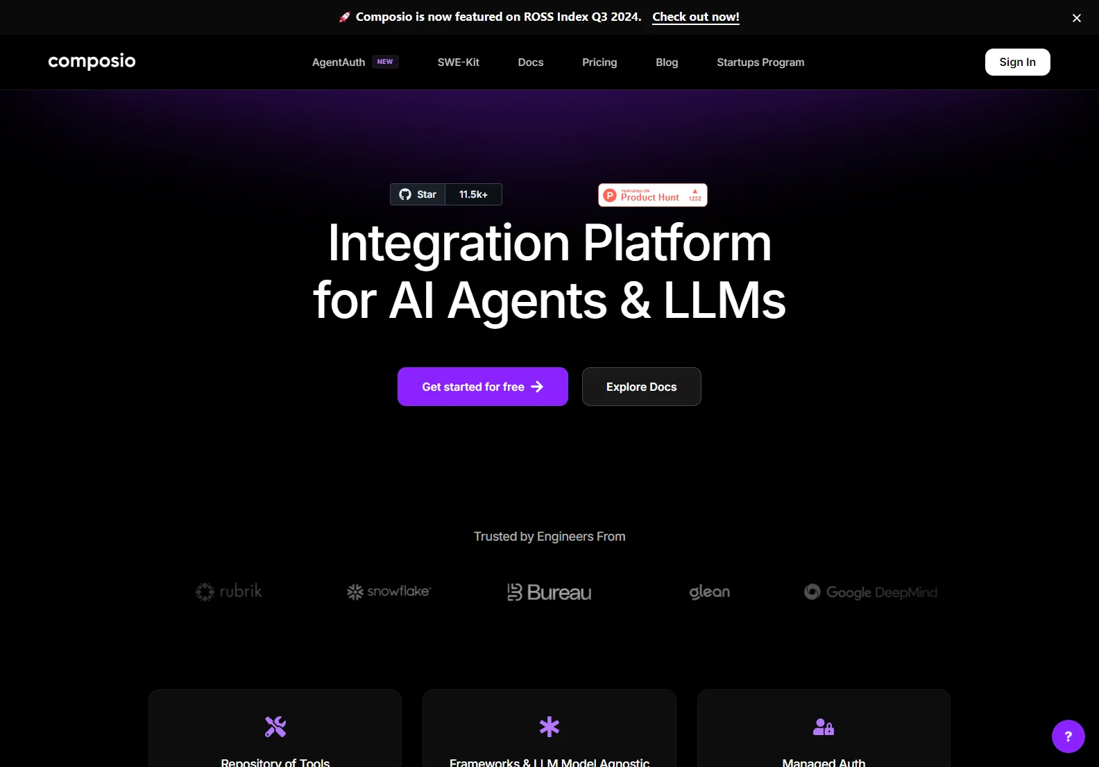 Composio: AI Agent Integration Platform with 250+ Tools