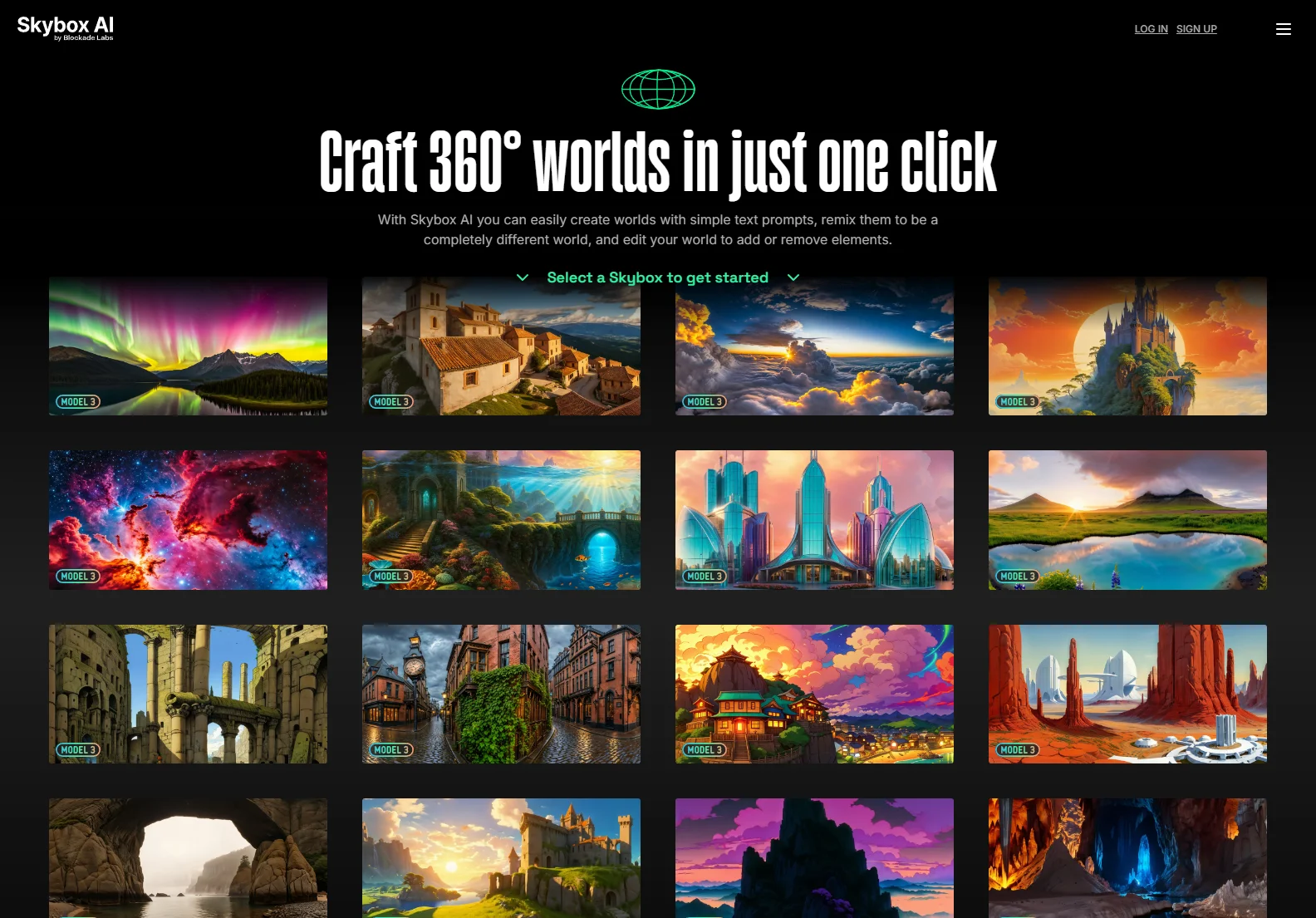 Skybox AI: Create Stunning 360° Worlds with Simple Text Prompts