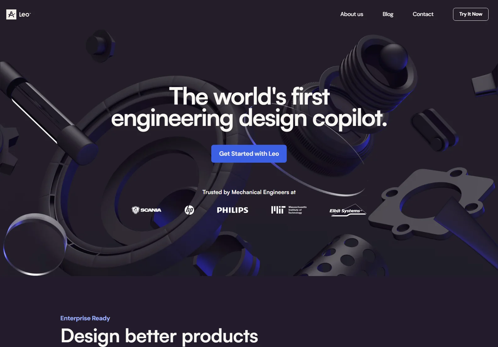 Leo AI: The AI-Powered Engineering Design Copilot for Mechanical Engineers