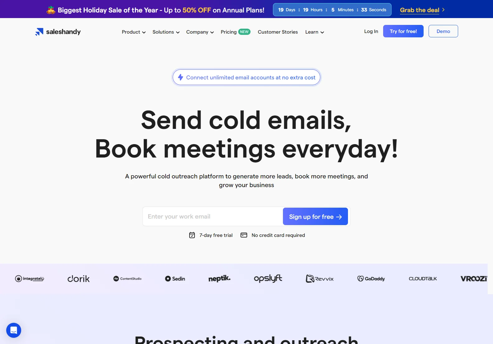 Saleshandy: AI-Powered Cold Email Software for B2B Lead Generation