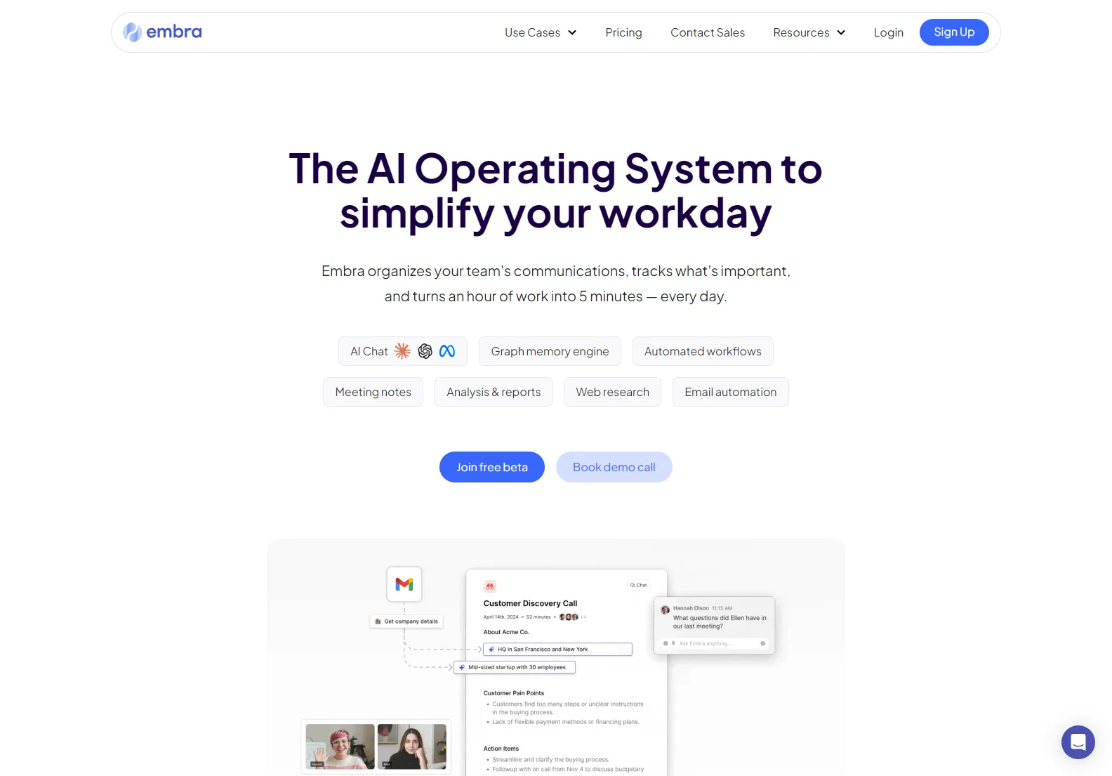 Embra: The AI Operating System to Simplify Your Workday