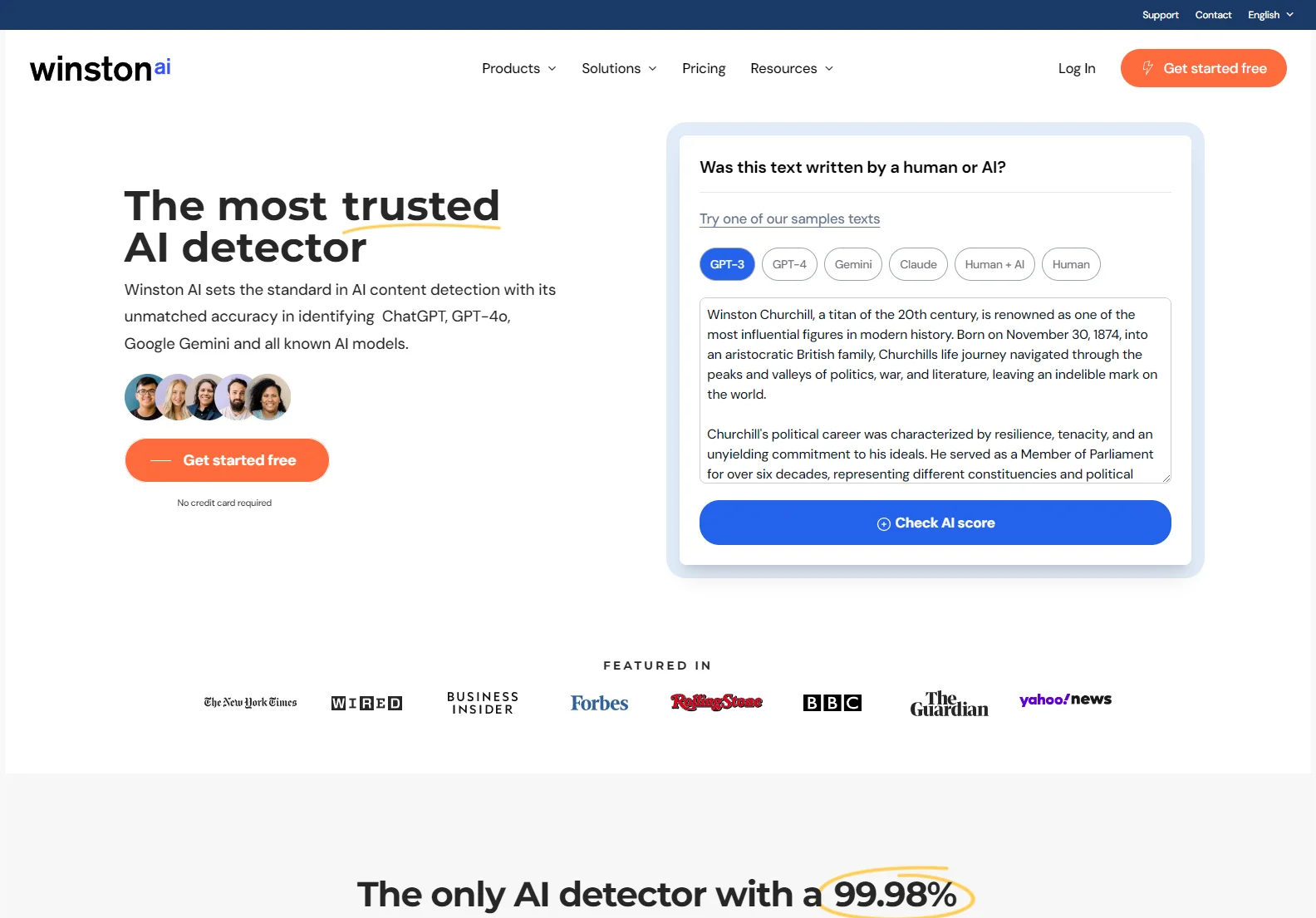 Winston AI: The Most Accurate AI Content Detector