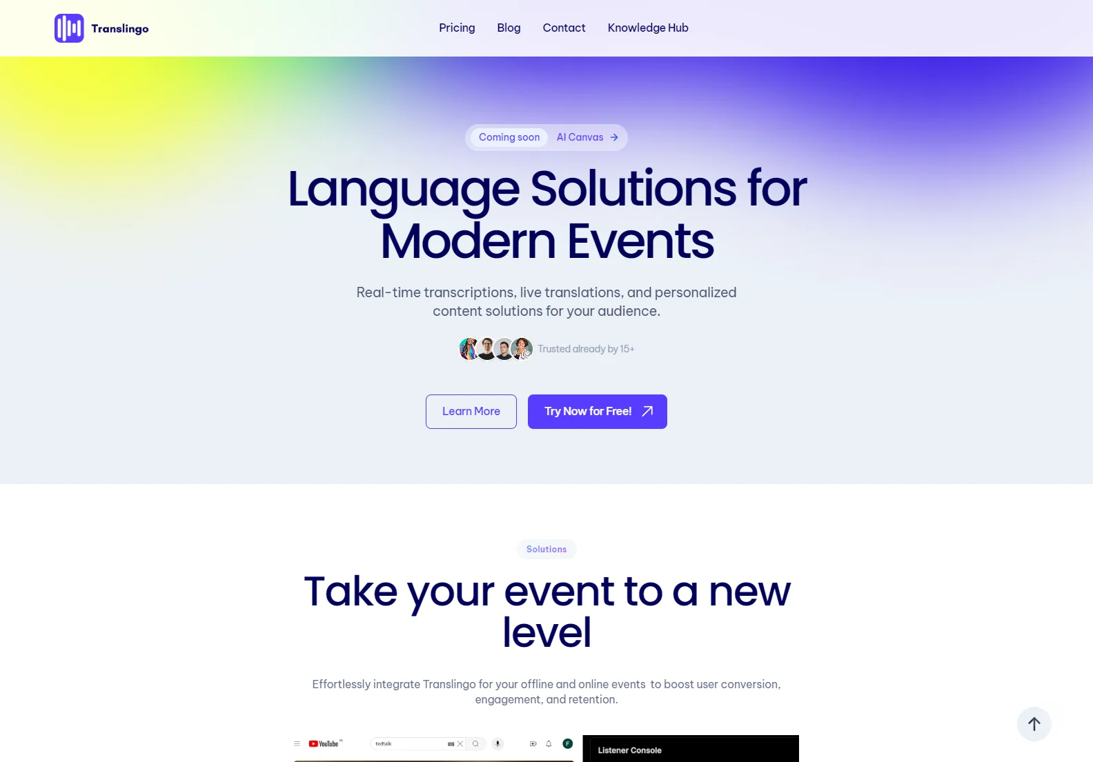 Translingo: AI-Powered Live Translation & Multilingual Content for Events