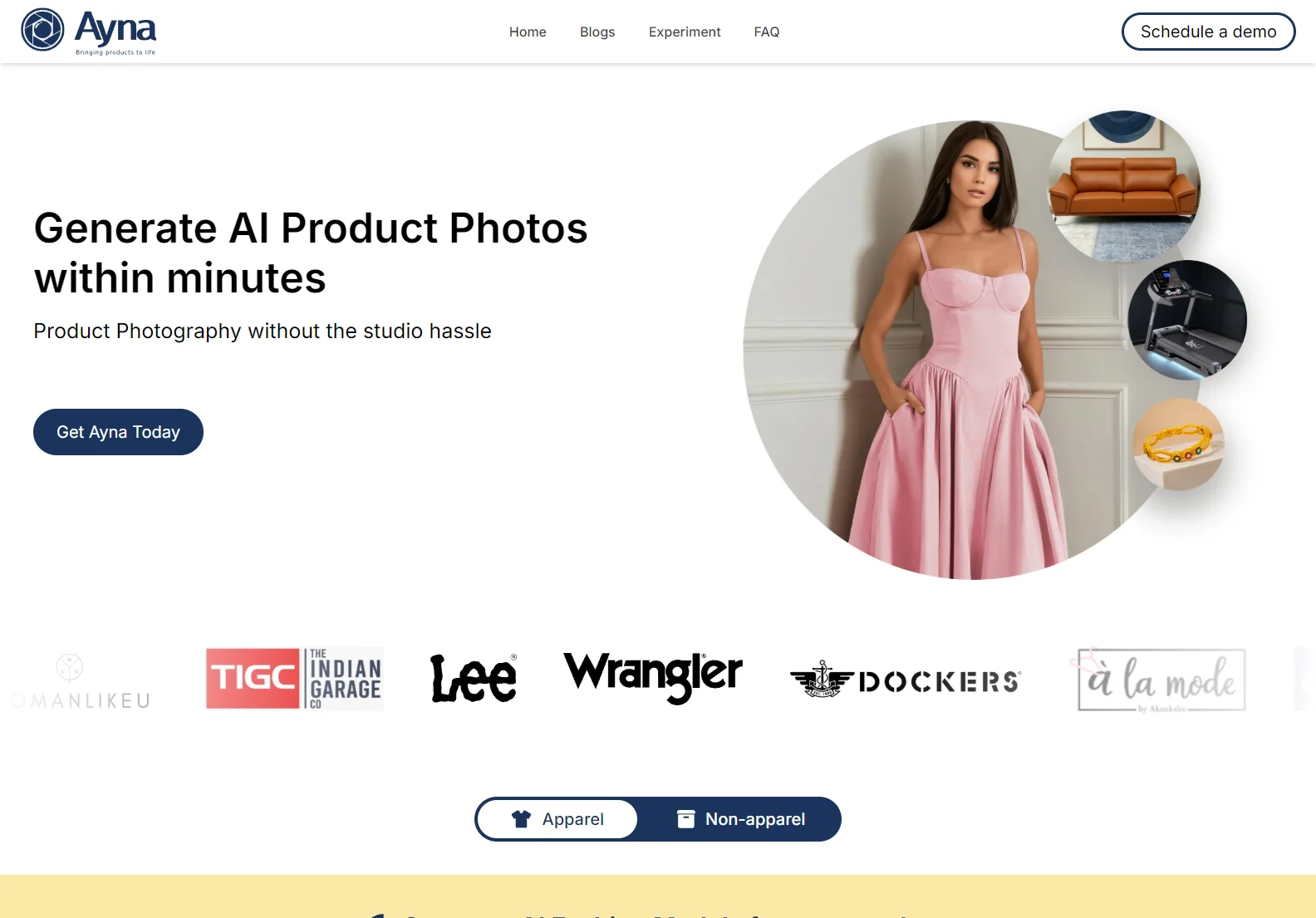 Ayna AI: Revolutionize Your Product Photography with AI-Powered Photoshoots