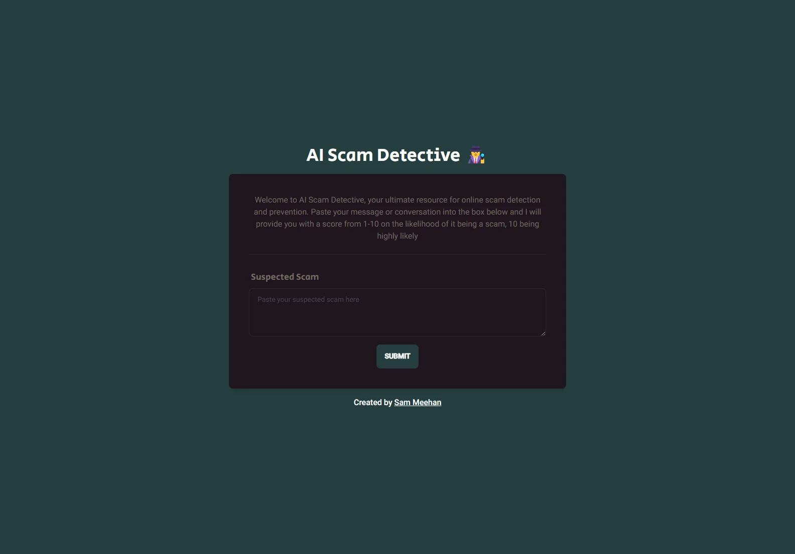 AI Scam Detective: AI-Powered Scam Detection for Online Safety