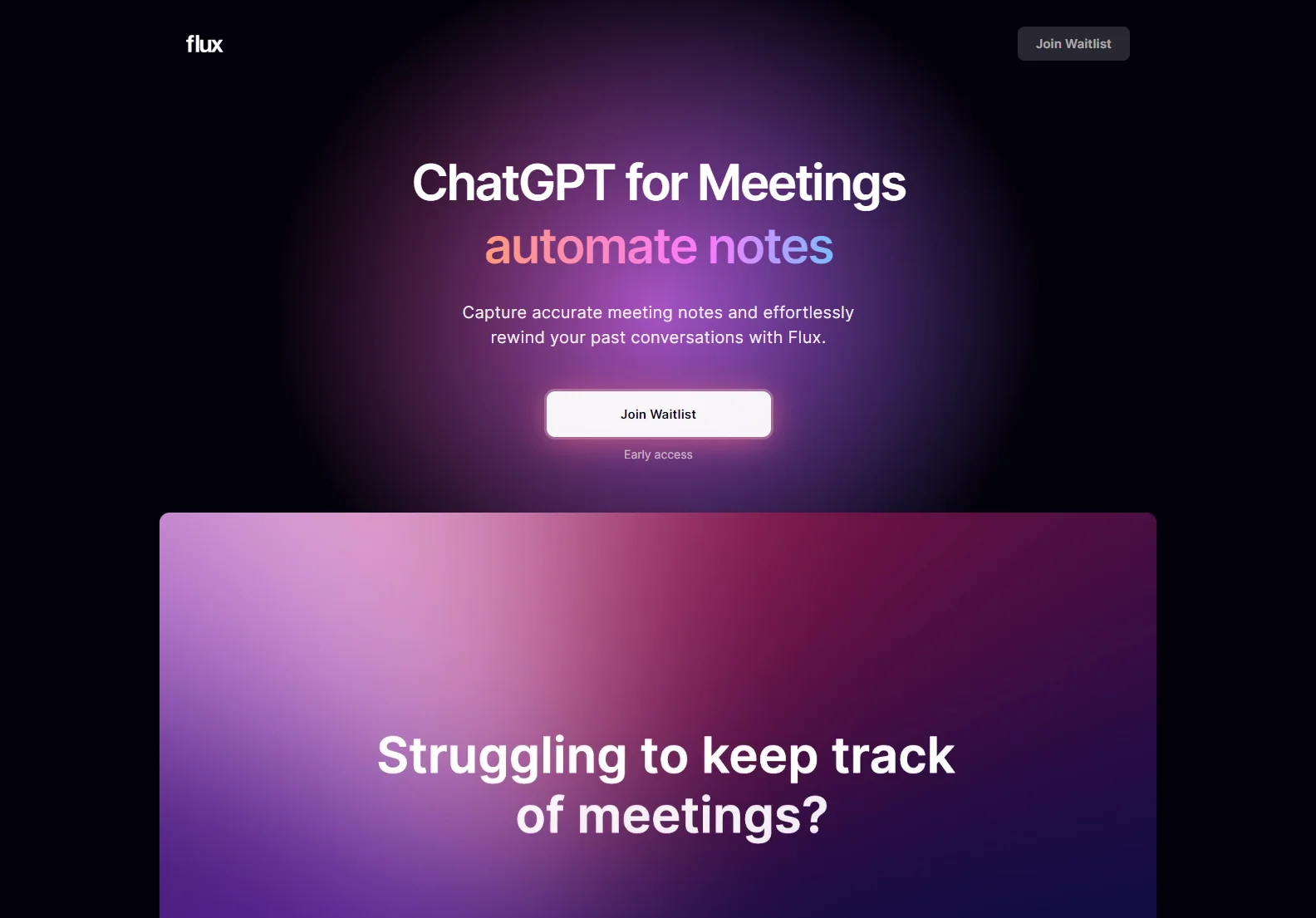 Flux: AI-Powered Meeting Assistant for Enhanced Collaboration