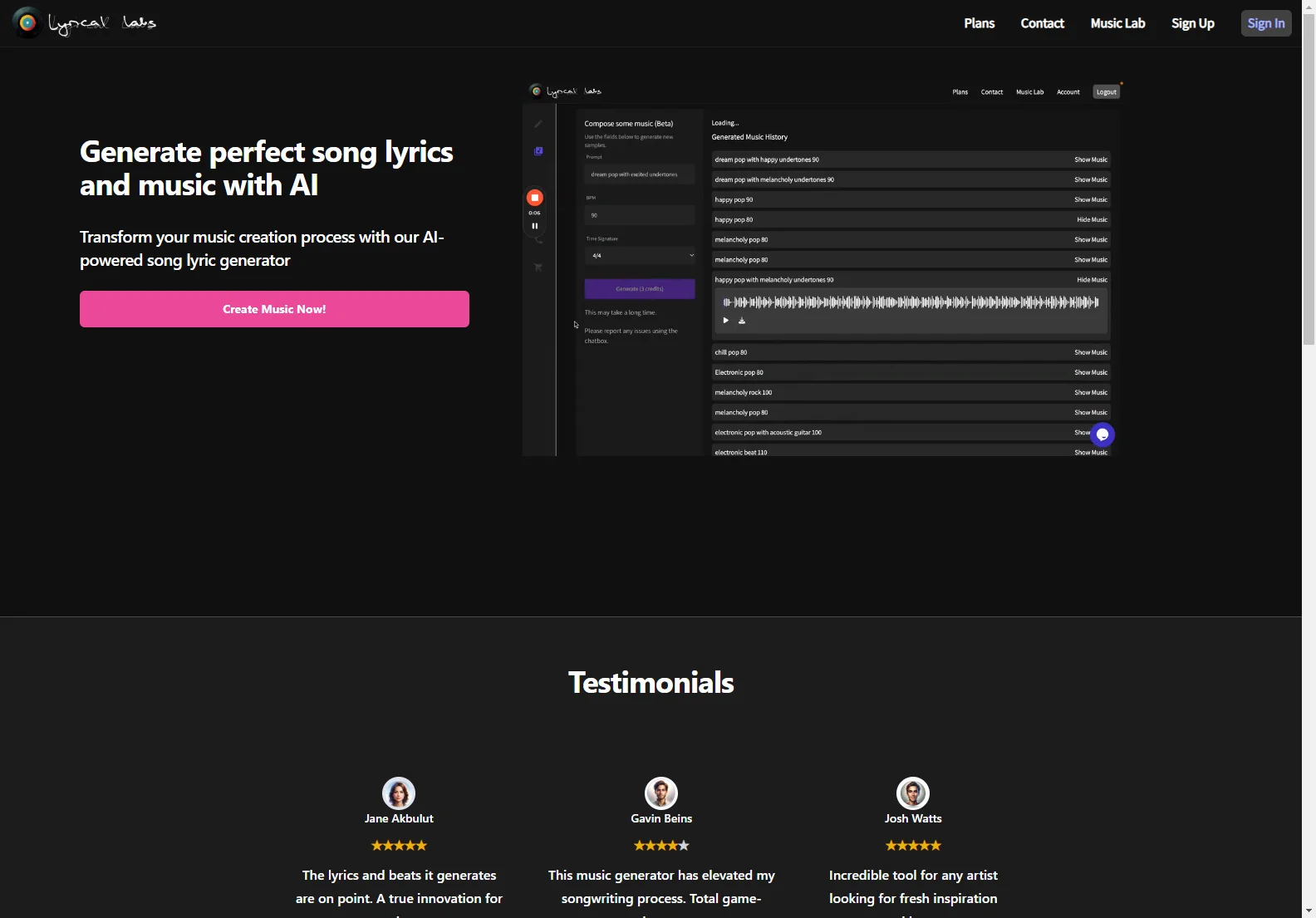 Lyrical Labs: AI Music Generator for Songwriters