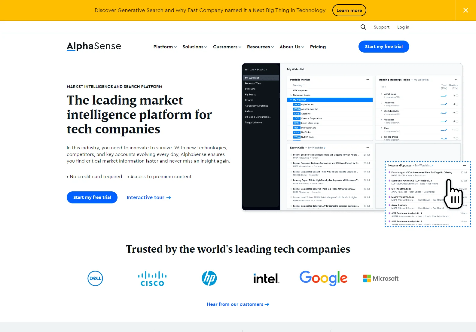 AlphaSense: AI-Powered Market Intelligence Platform for Faster, Smarter Decisions