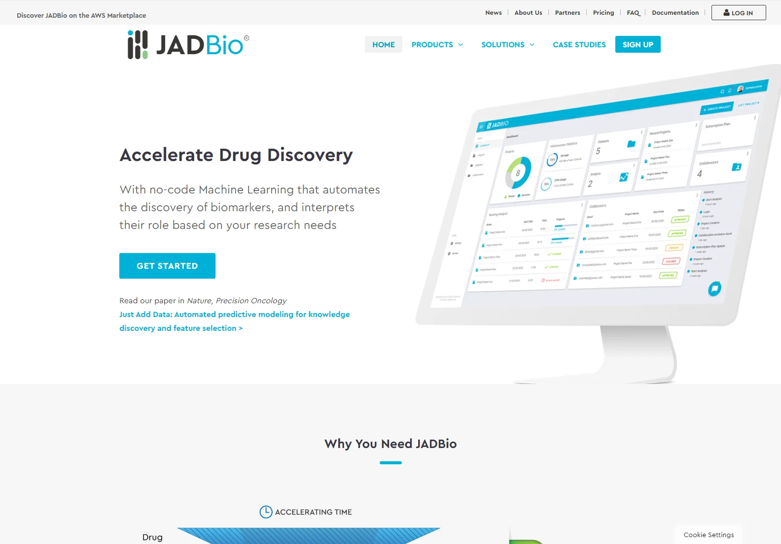 JADBio: Accelerate Biomarker Discovery with No-Code AutoML