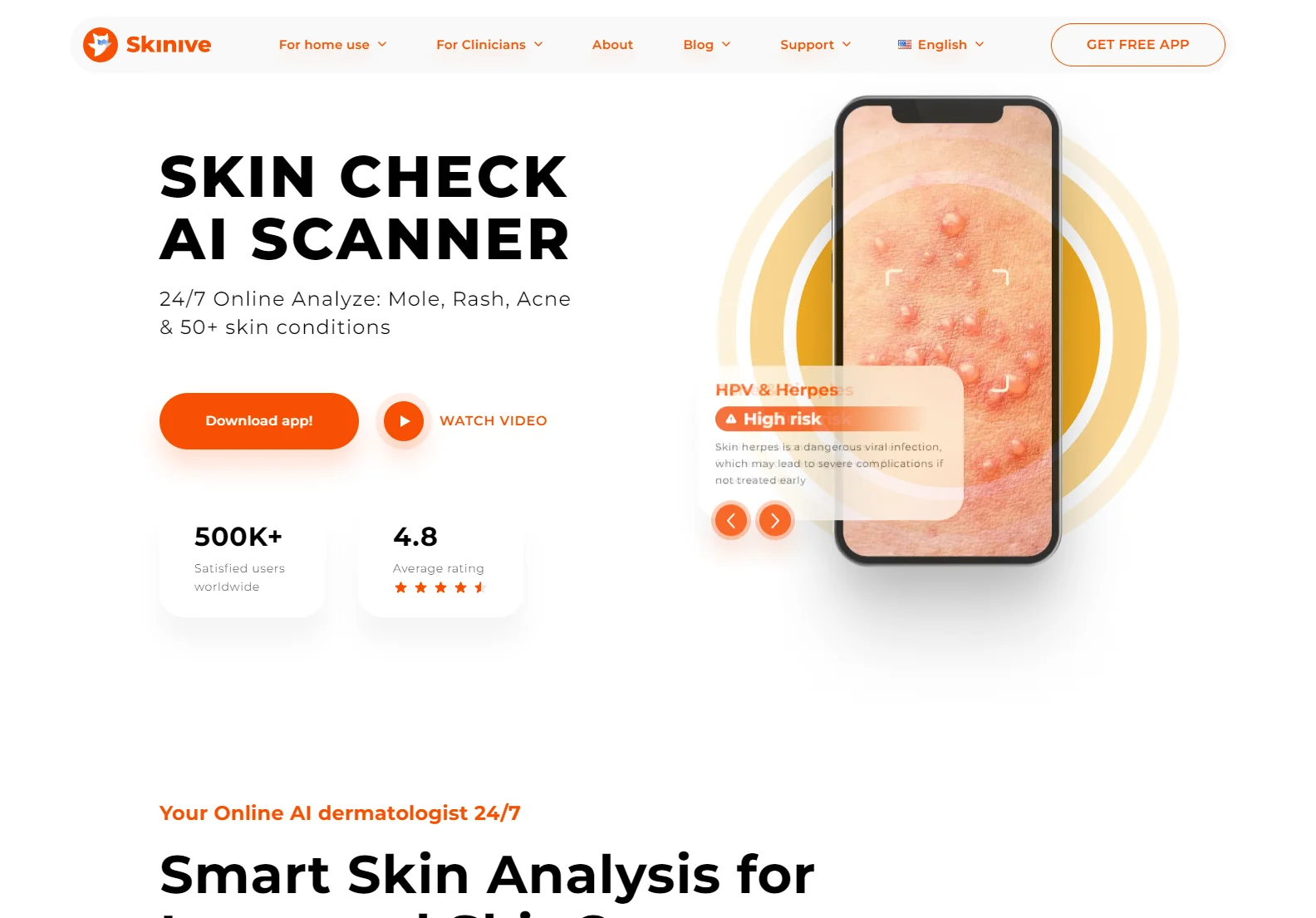 Skinive AI: Your 24/7 Online Dermatologist for Smart Skin Analysis