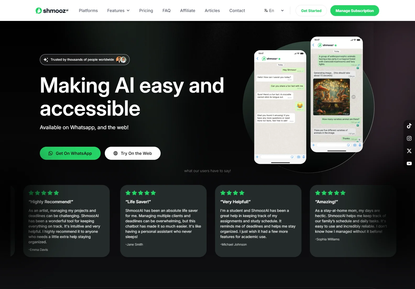 Shmooz AI: Your Personal AI Assistant for Everyday Life