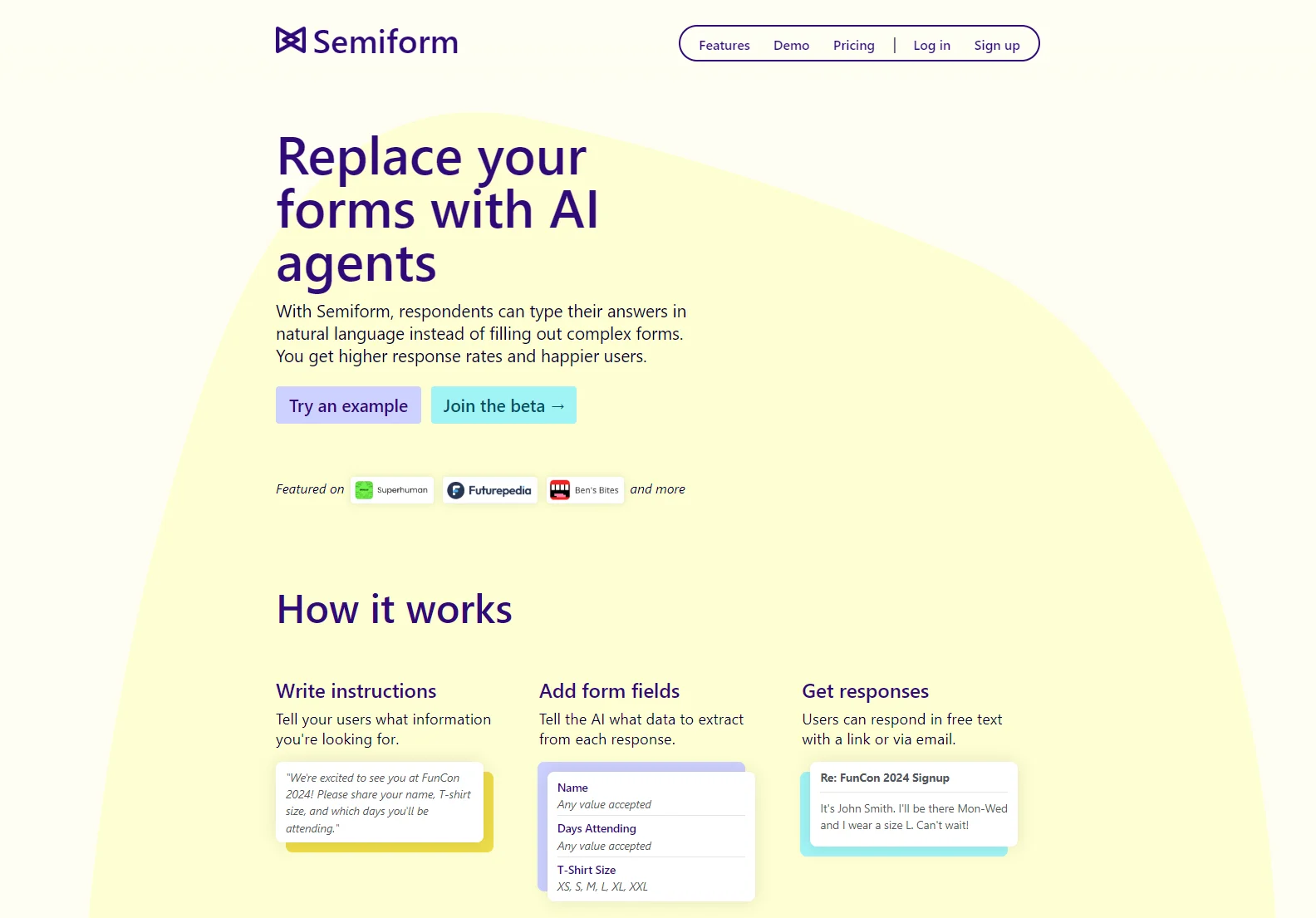 Semiform: AI-Powered Forms for Higher Response Rates and Happier Users