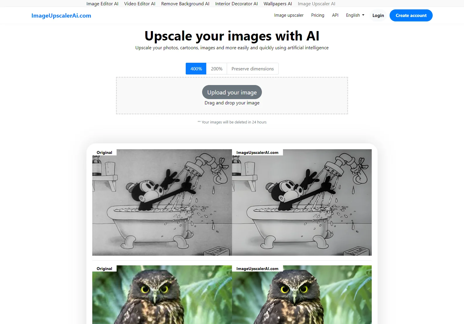 ImageUpscalerAI.com: AI-Powered Image Upscaler for High-Resolution Images