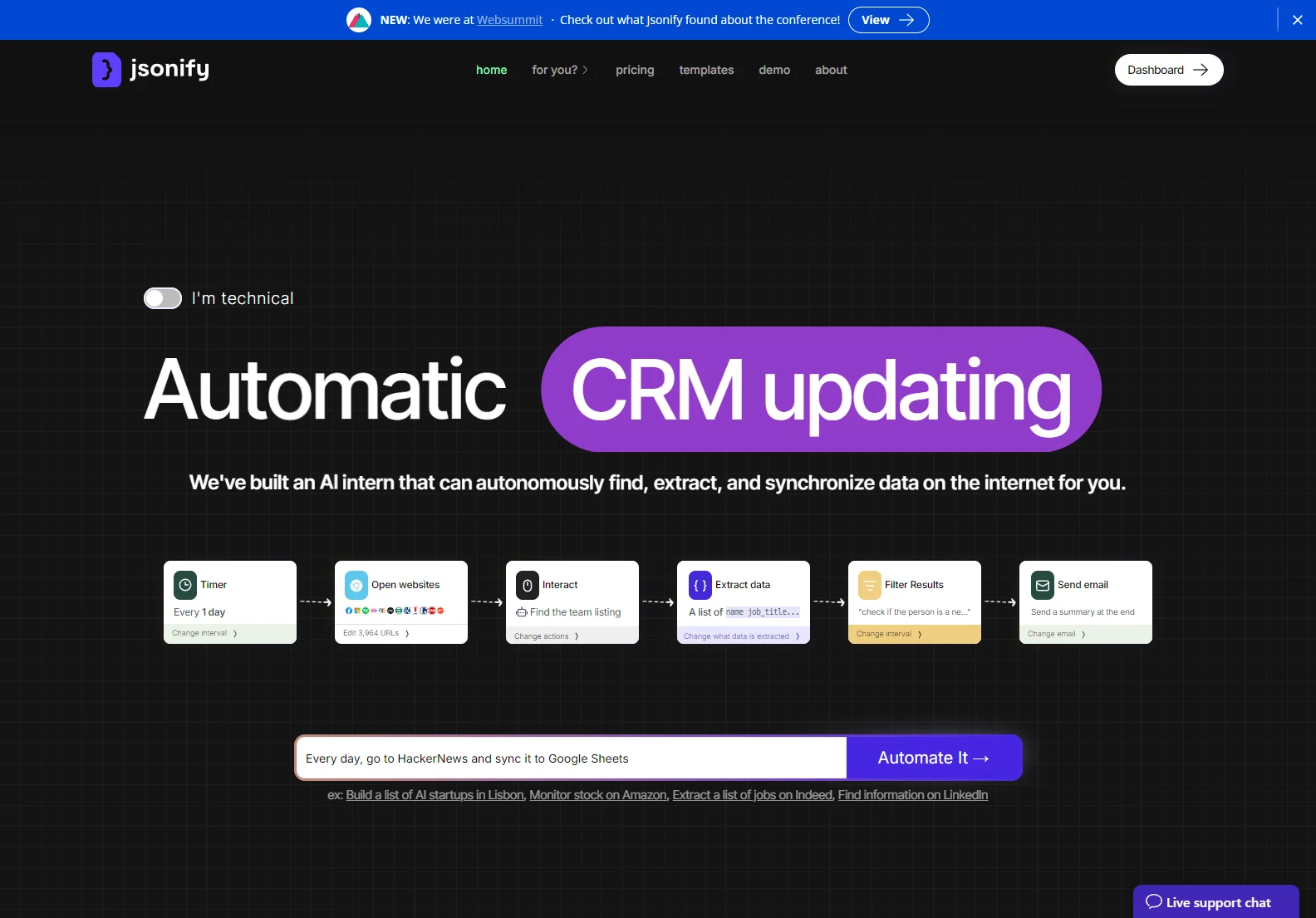 Jsonify: Automate Web Data Extraction with AI