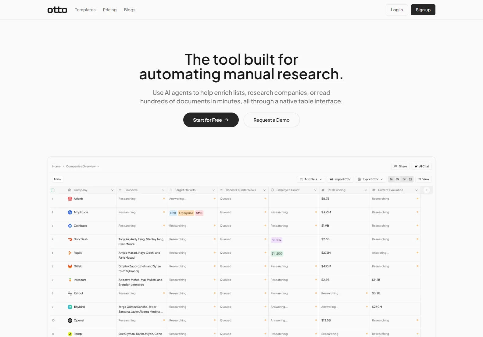 Otto: AI-Powered Research Automation Tool