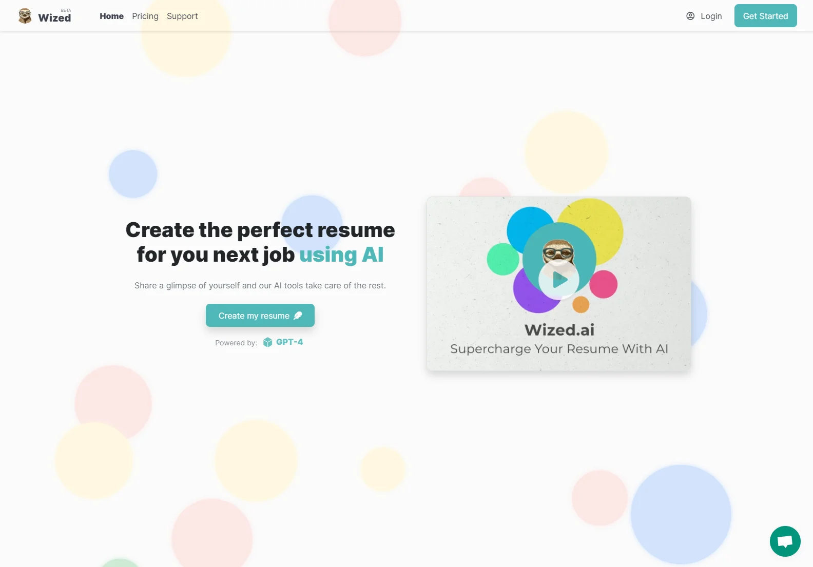 Wized.AI: AI-Powered Resume Builder for Optimized Job Applications