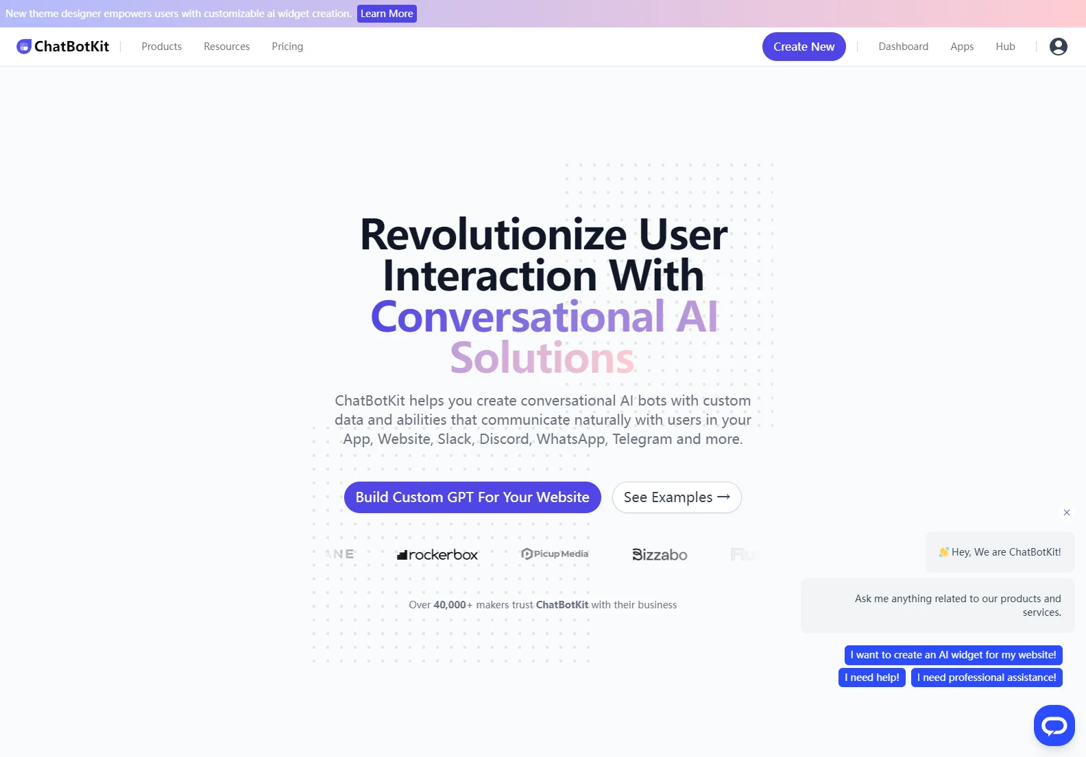 ChatBotKit | Conversational AI Bots for Websites, Apps & Messaging Platforms