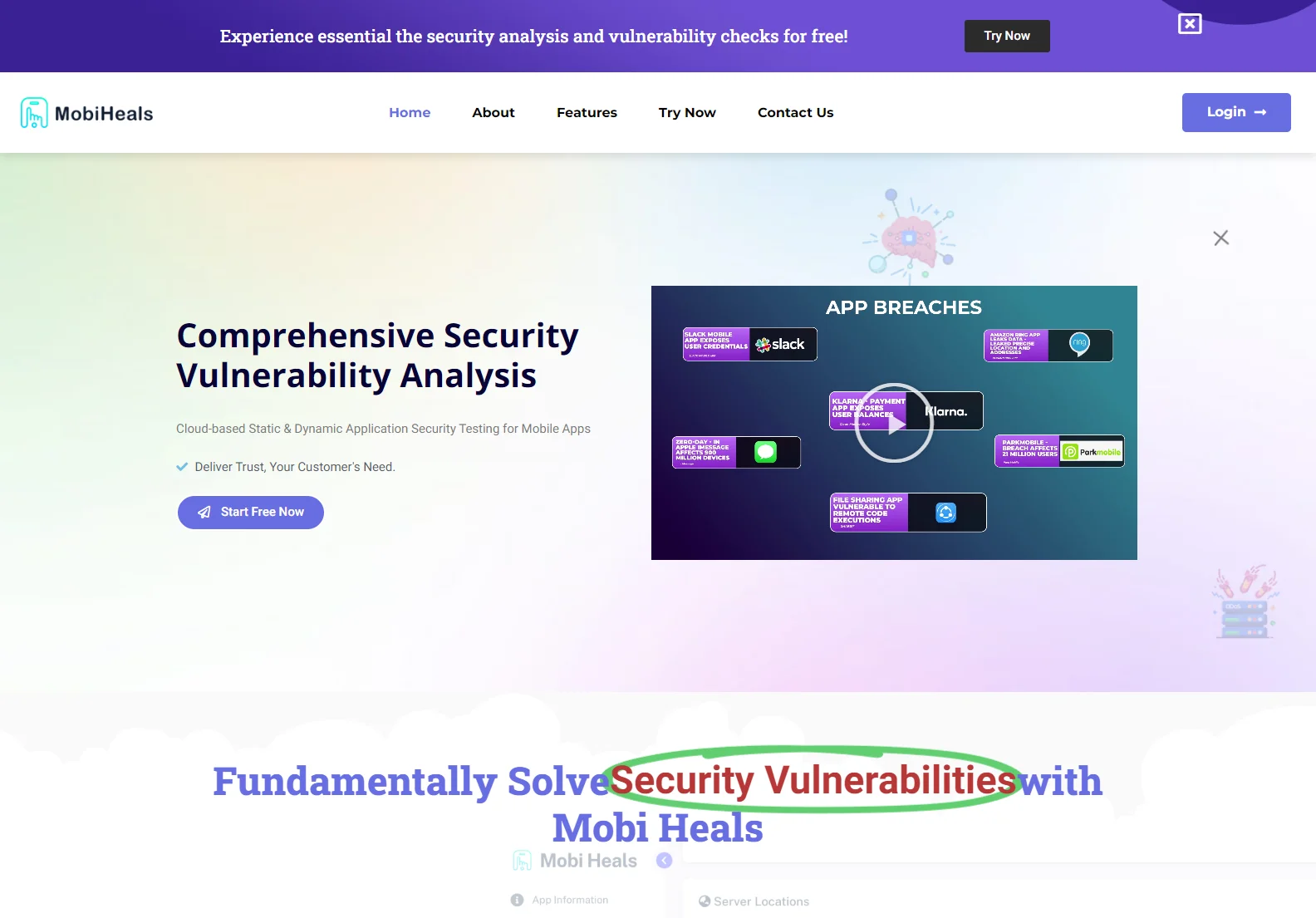 MobiHeals: Secure Your Mobile App with Comprehensive Security Testing