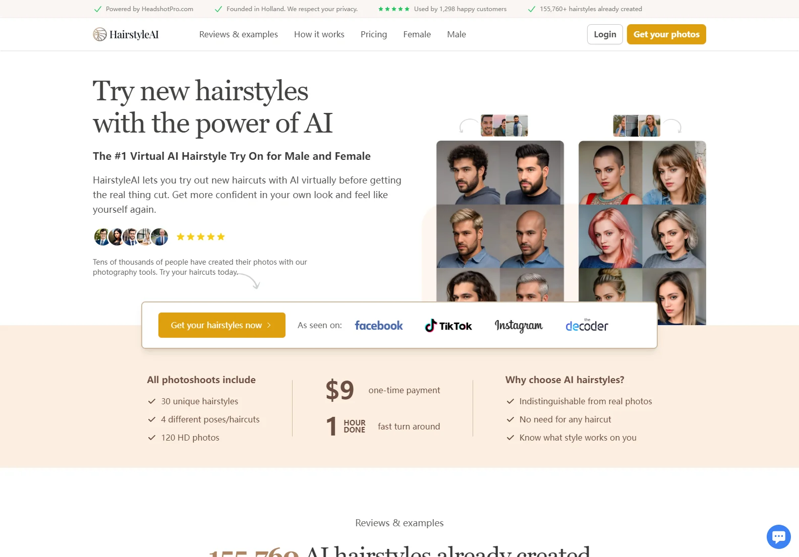 Try Out New Hairstyles With AI | HairstyleAI