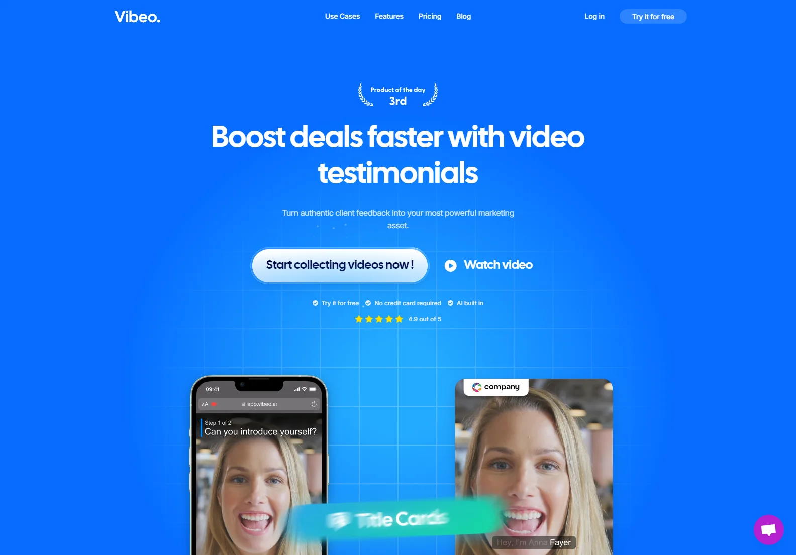 Vibeo: AI-Powered Video Testimonials for Enhanced Marketing and Customer Trust