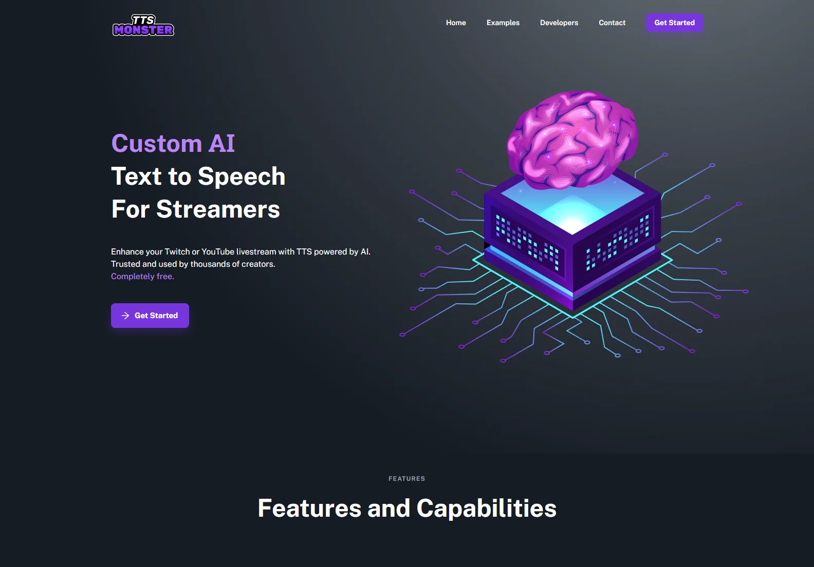 TTS.Monster: Free AI Text-to-Speech for Streamers