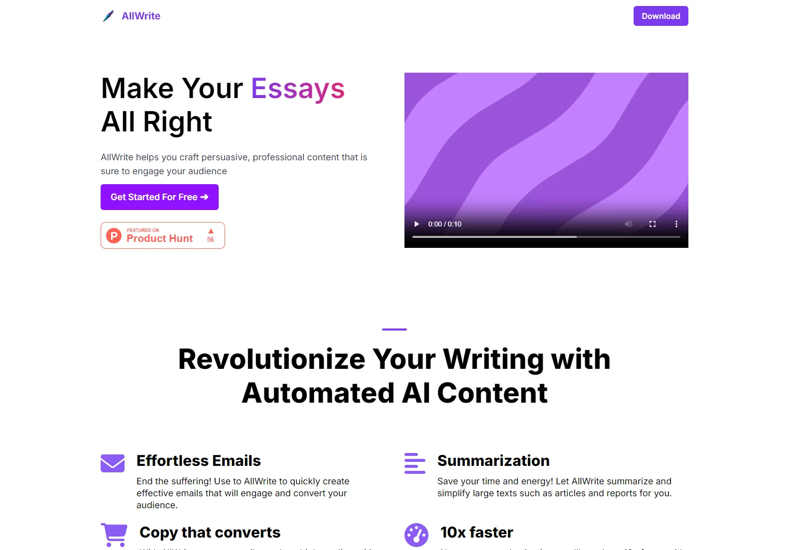 AllWrite: The AI-Powered Writing Assistant for Effortless Content Creation