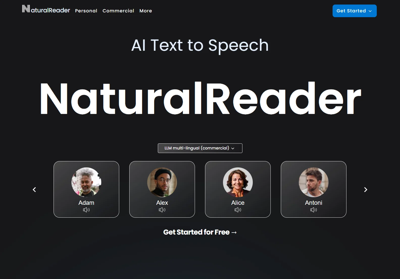 NaturalReader: AI-Powered Text-to-Speech with Voice Cloning & LLM Voices