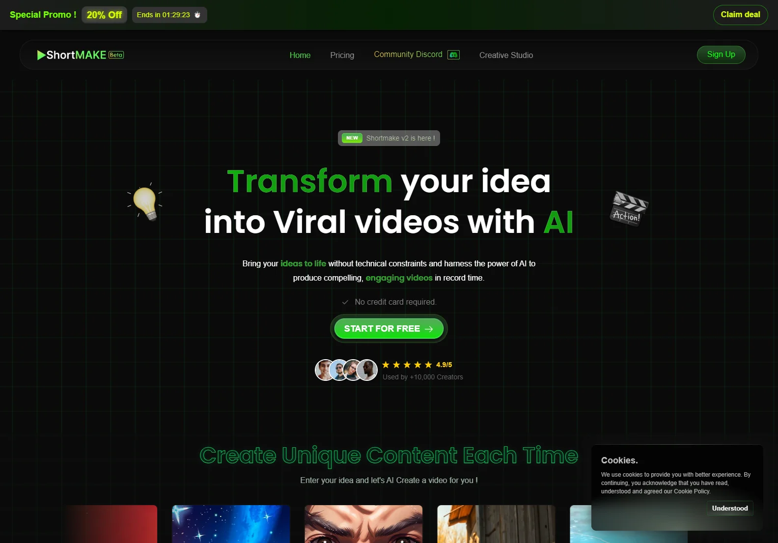 ShortMake: AI-Powered Video Creation for Viral Success