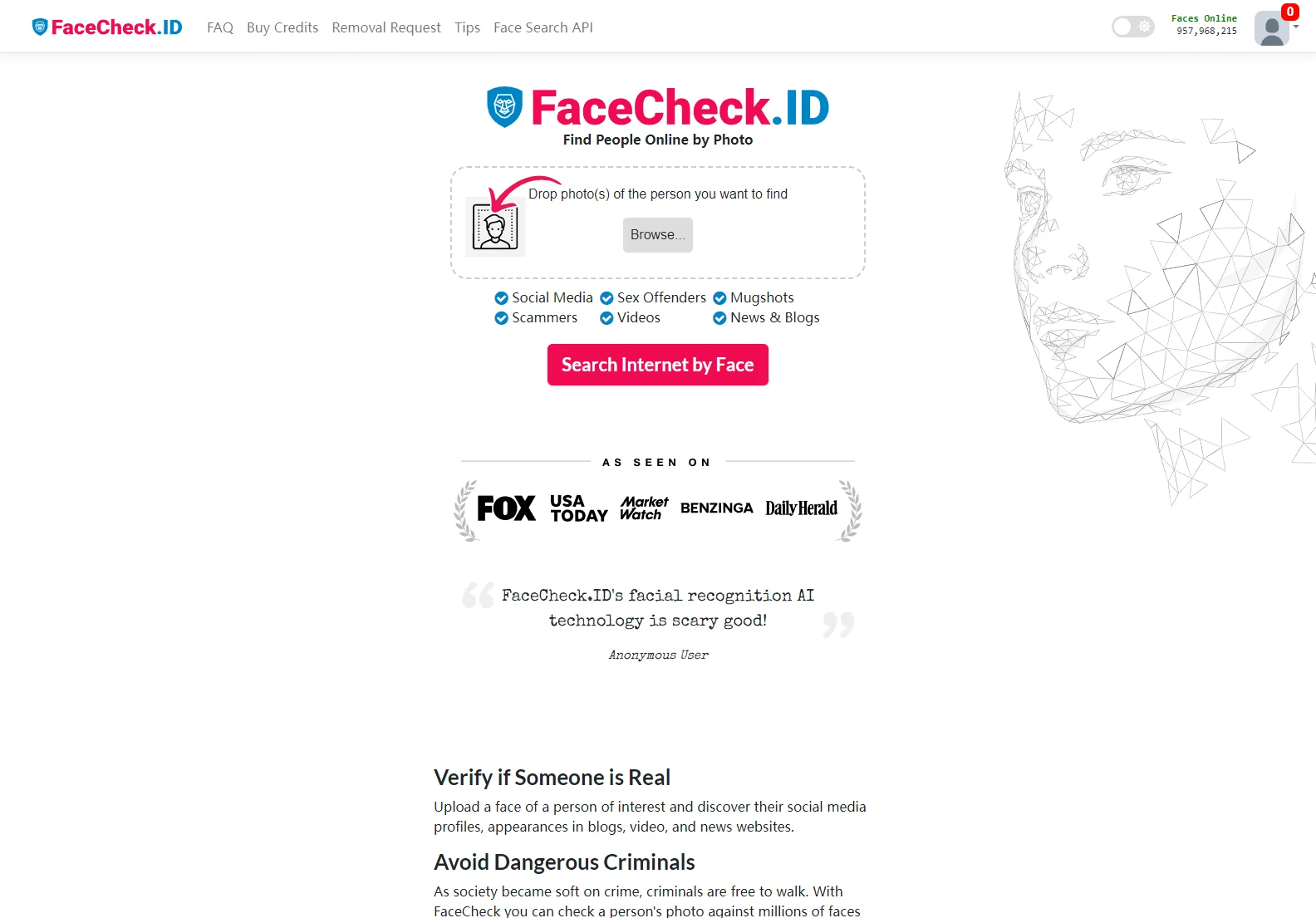 FaceCheck.ID: AI-Powered Facial Recognition for Online Identity Verification