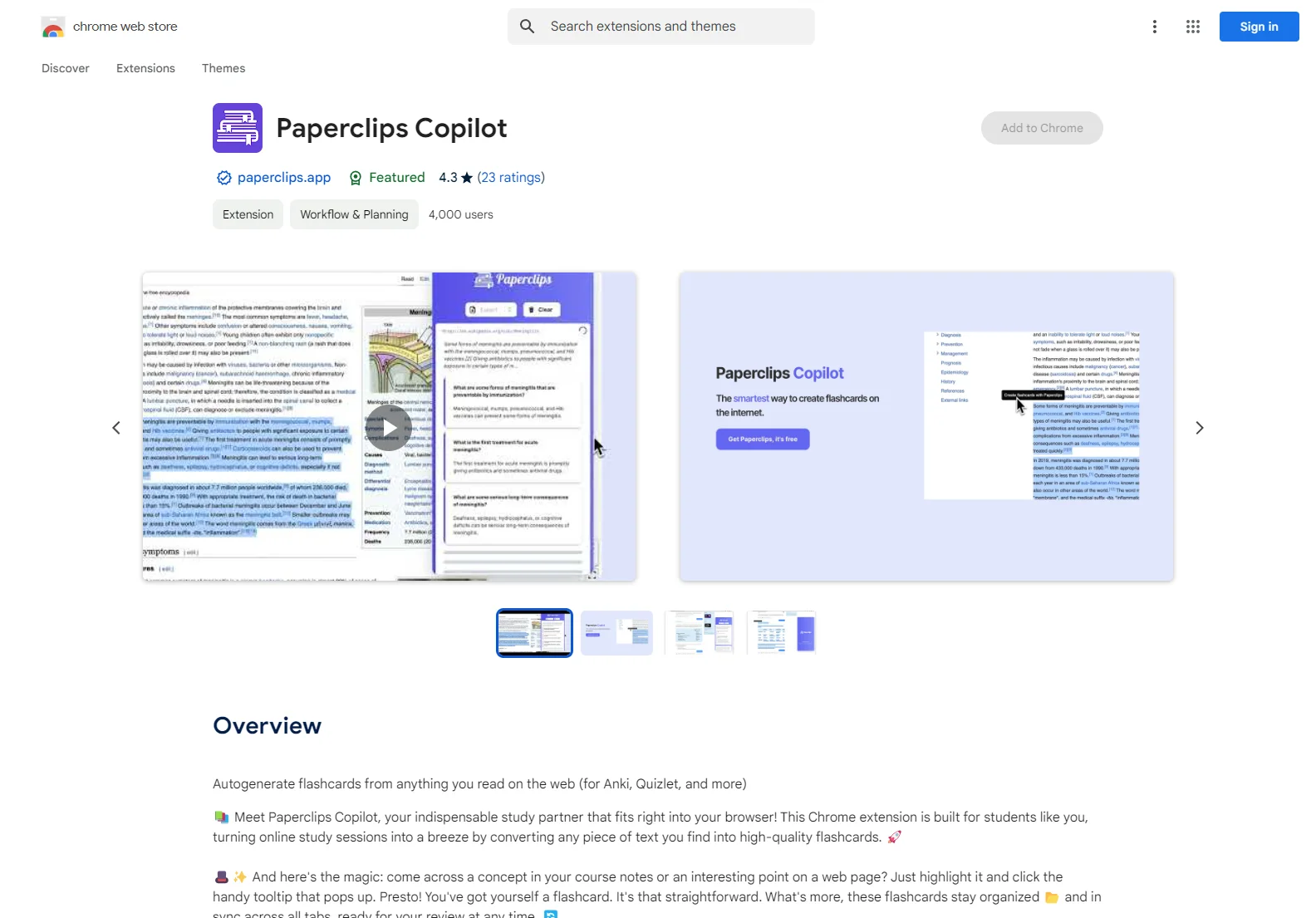 Paperclips Copilot: AI-Powered Flashcard Creation for Efficient Studying