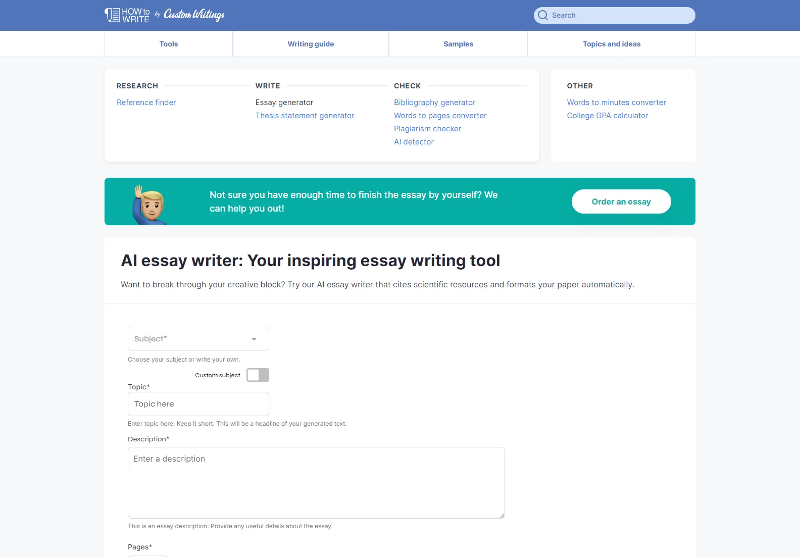 AI Essay Writer: Revolutionizing Essay Writing with AI Assistance