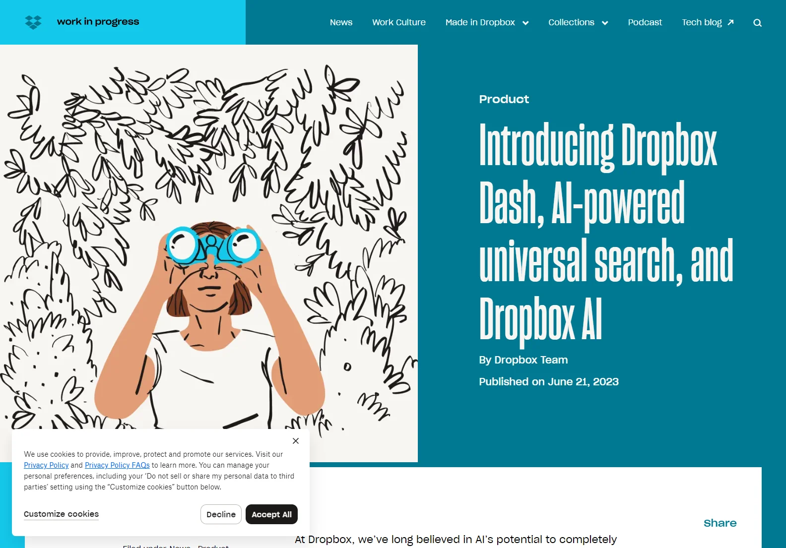 Introducing Dropbox Dash: AI-Powered Universal Search for Efficient Work