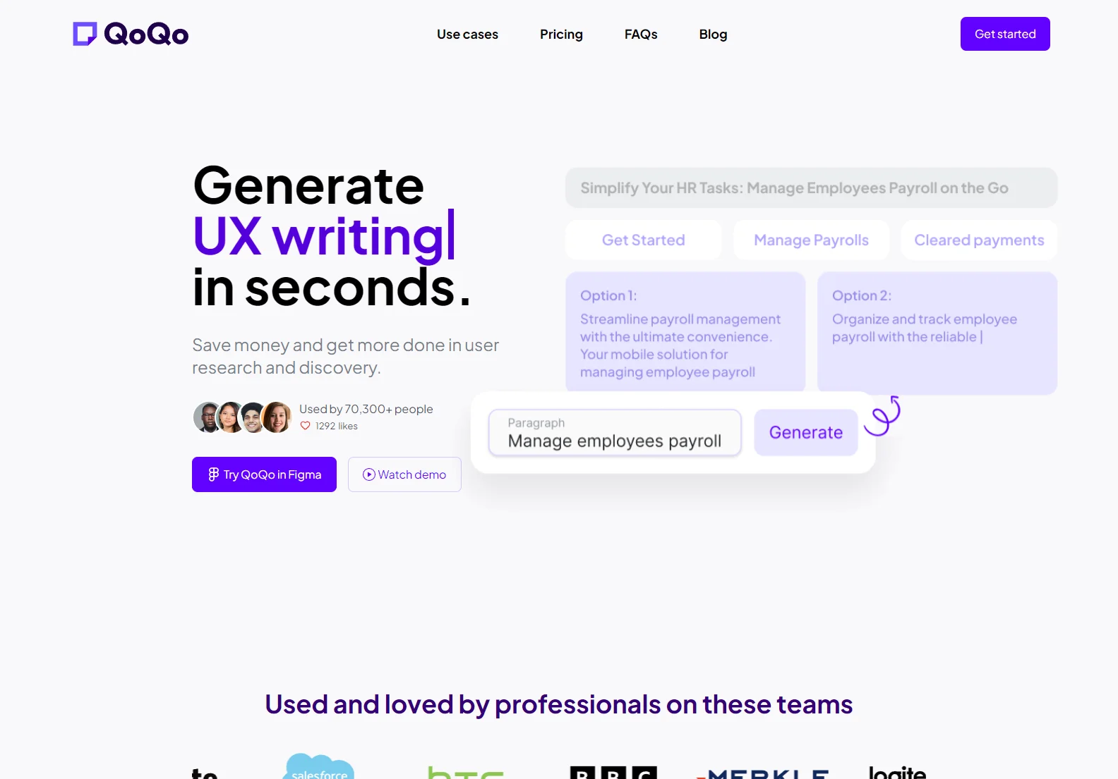 QoQo: Streamline Your UX Design Process with AI Assistance