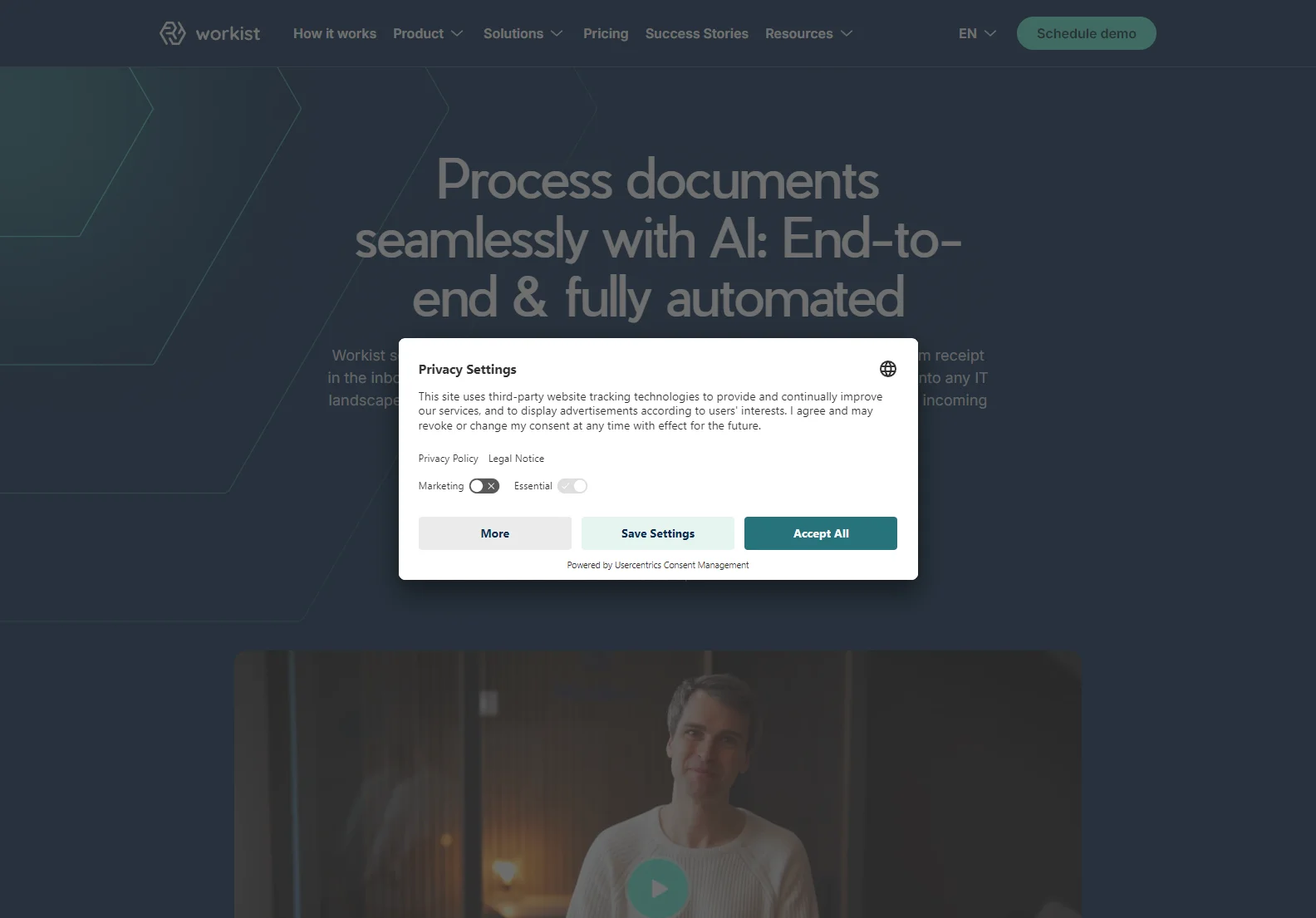 Automated Document Processing with AI: Workist