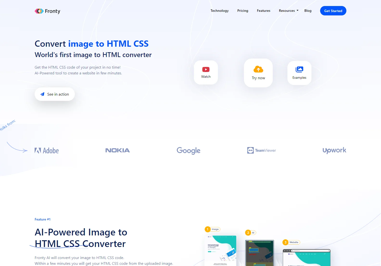 Fronty: AI-Powered Image to HTML/CSS Converter for Quick Website Creation