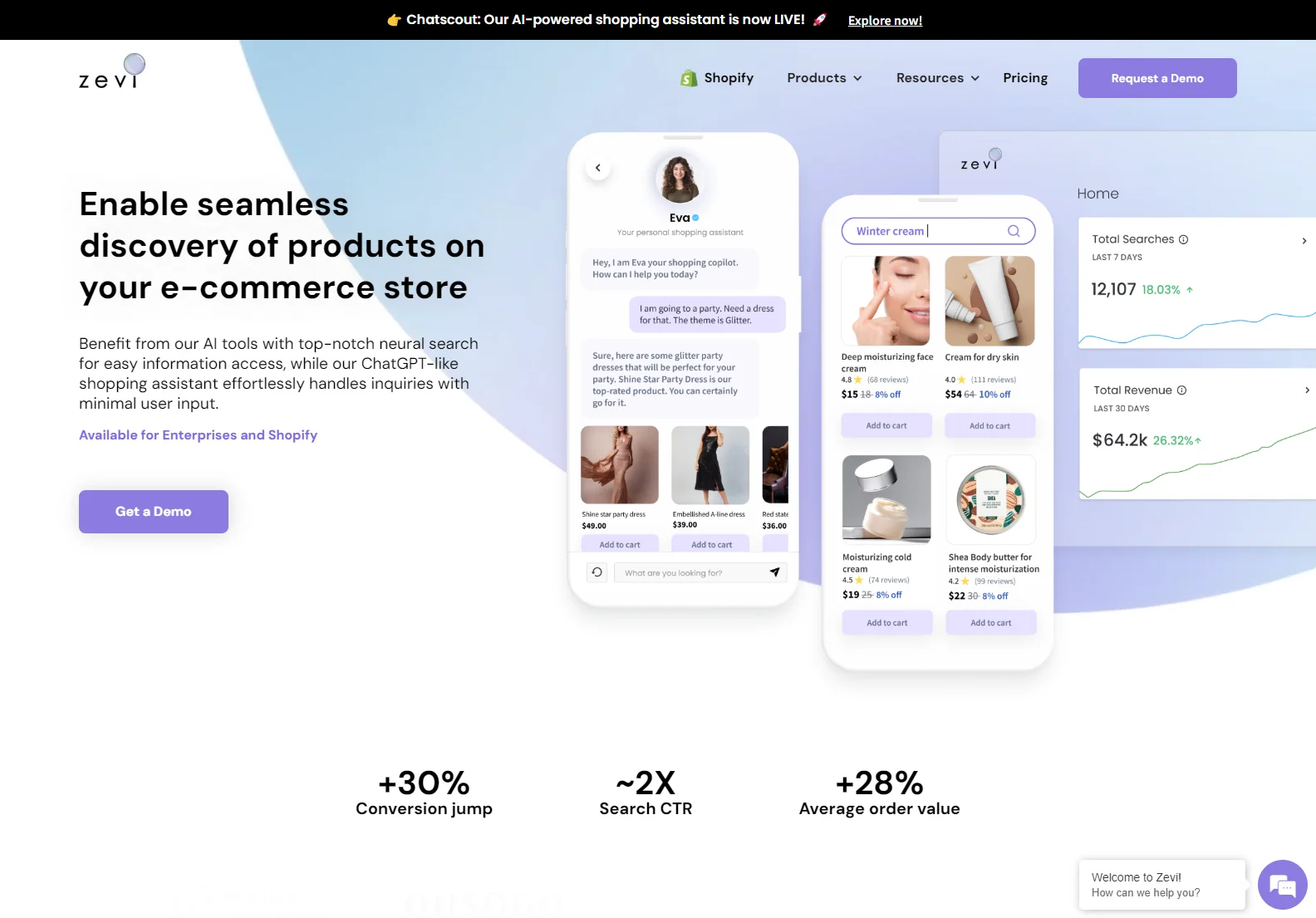 Zevi: Enhancing E-commerce with AI-Powered Site Search & Discovery