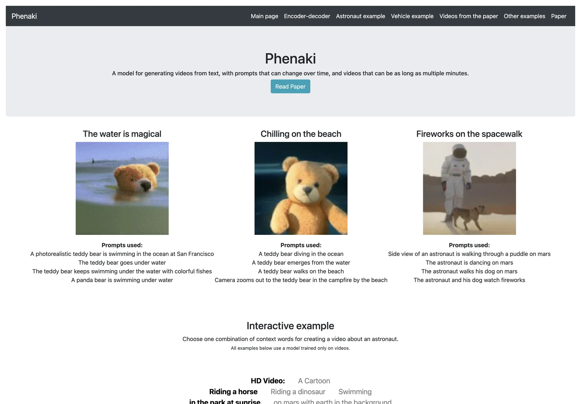 Phenaki: AI-Powered Video Generation from Text Prompts