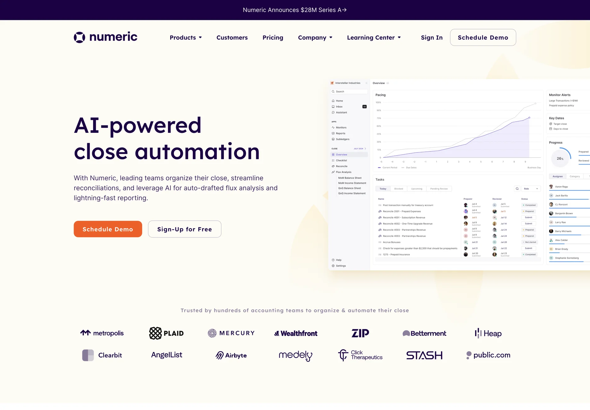 Numeric: AI-Powered Close Automation for Accounting Teams